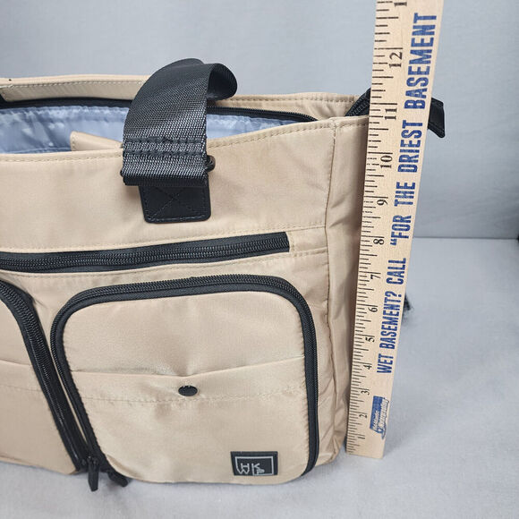 IHKWIP Cargo Catchall Tote with Crossbody Strap Tan - NWT - Picture 7 of 8